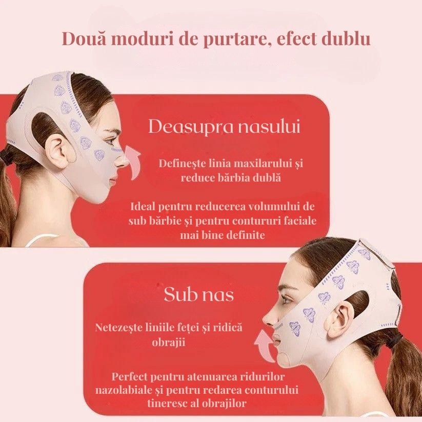 Mască de față pentru lifting facial | Elimină ridurile și liniile de expresie