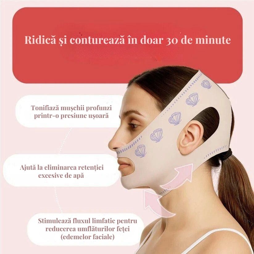 Mască de față pentru lifting facial | Elimină ridurile și liniile de expresie