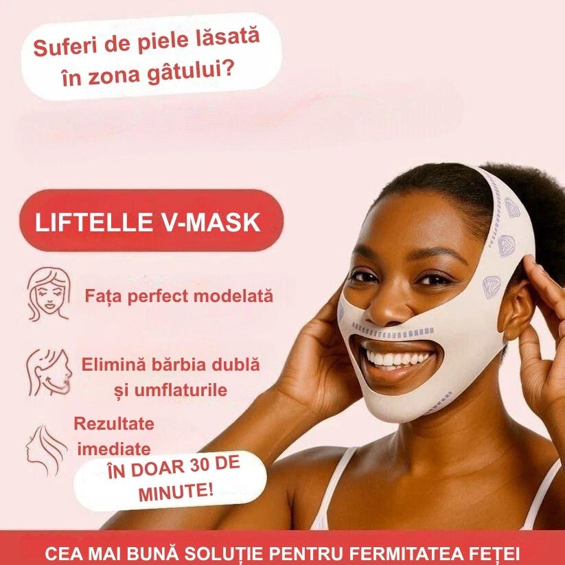 Mască de față pentru lifting facial | Elimină ridurile și liniile de expresie