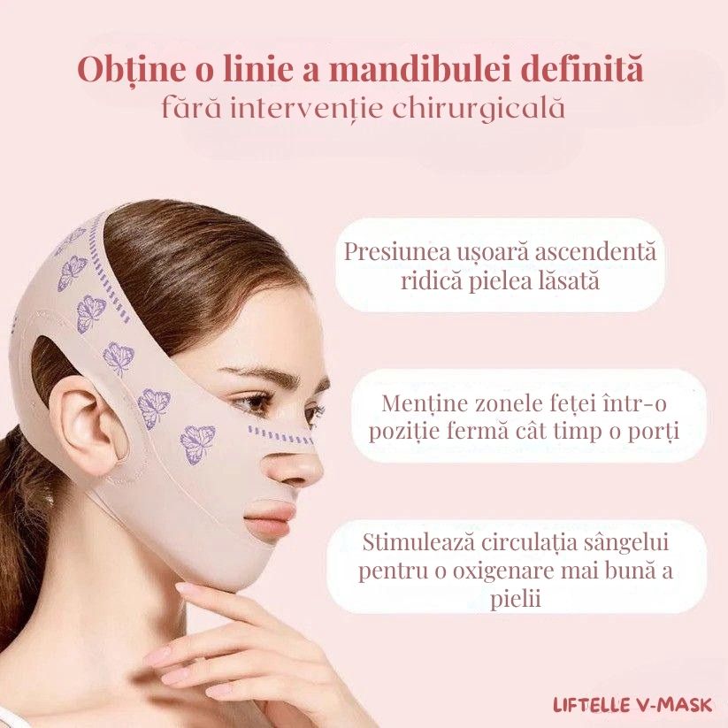 Mască de față pentru lifting facial | Elimină ridurile și liniile de expresie